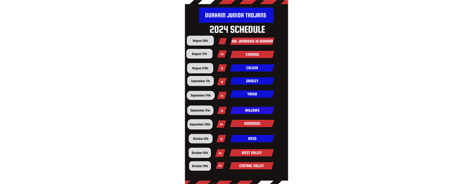 2024 Schedule